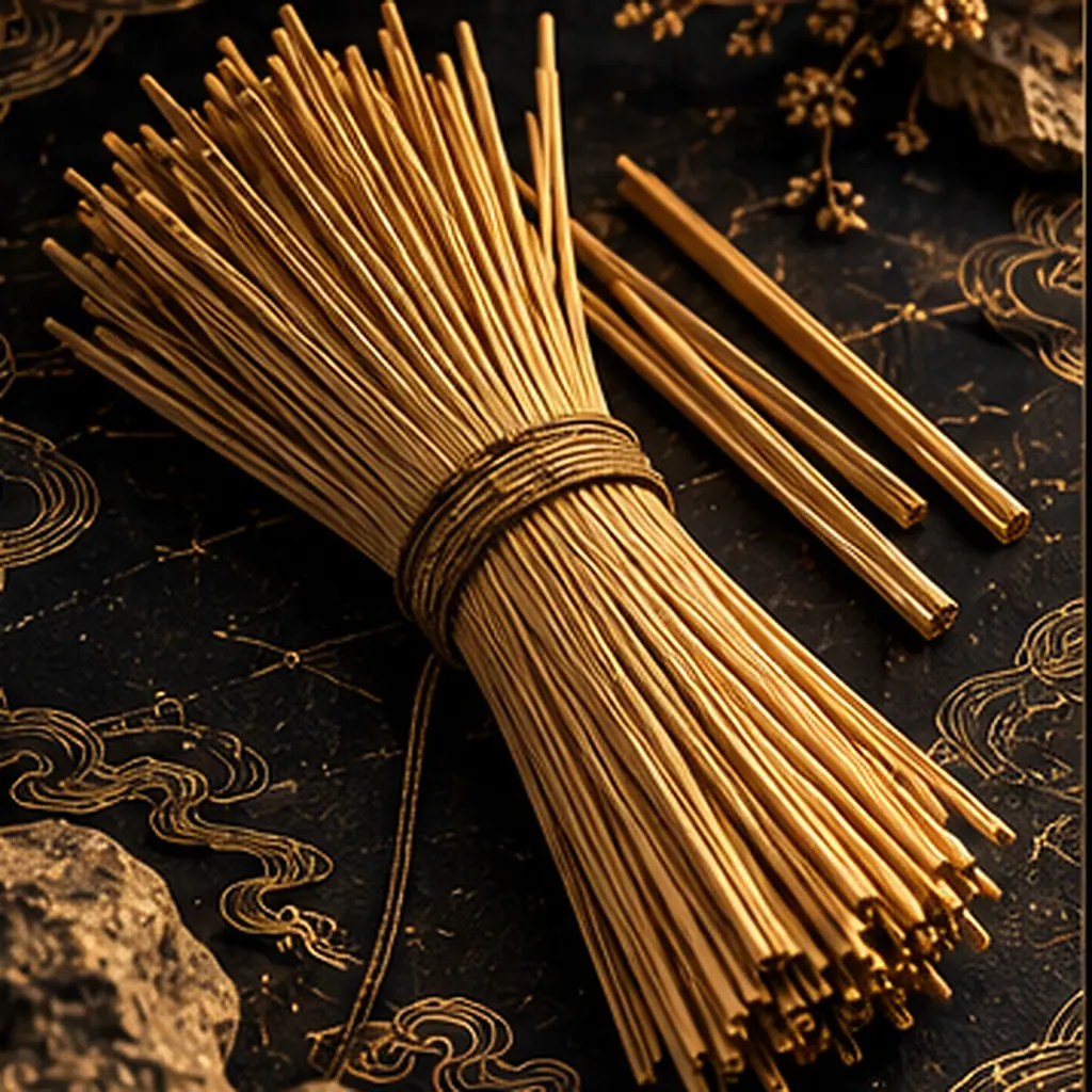 起卦用的五十根蓍草